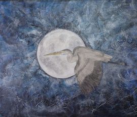 Heron Moon 75 x60 Heron Moon 75 x60
